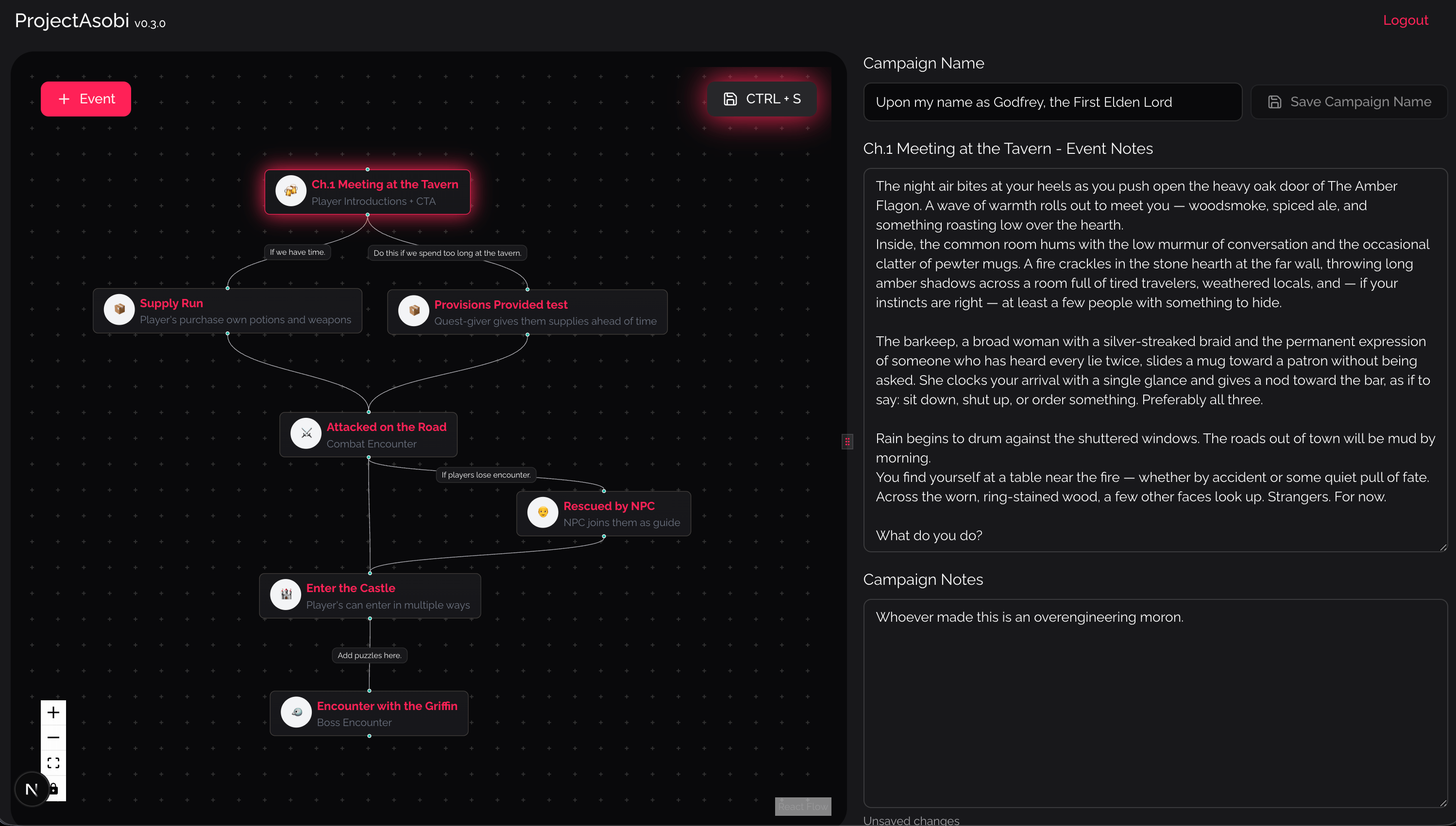 ProjectAsobi - Planner